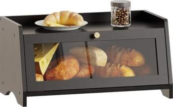 BAMBANG Bread Bin Bamboo Black Bread