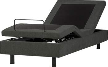Beliani Castellan Upholstered Bed without Headboard