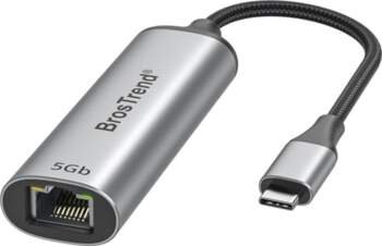 BrosTrend 5Gbps USB C LAN adapteris