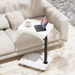 C-Shaped Side Table Height Adjustable 360°
