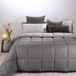 Caleffi Modern Quilt Double Plain Microfibre