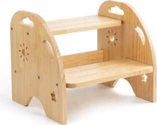 Children`s Step Stool, 2 Levels, Non-Slip