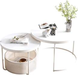 Coffee Table Set, Simple Round Table
