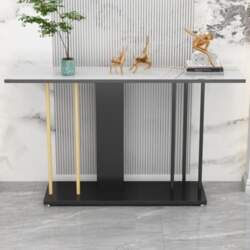 Console Sofa Table - Industrial Accent