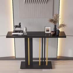 Console Table Semicircular Narrow with Imitation