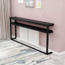 Console Table with 2 Levels Open