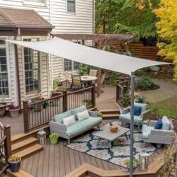 Coolaroo Premium Stone Rectangle Shade Sail