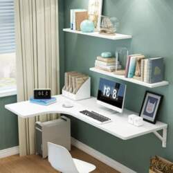 Corner Folding Desk Computer Desk Space