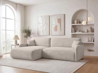 Corner Sofa with Sleep Function -