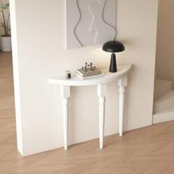 Crescent Moon Console Table Made of