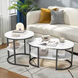 DADEA Nesting Coffee Table, Set of