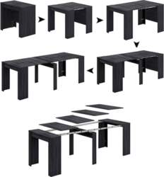 Dmora - Compton Console Table, Extendable