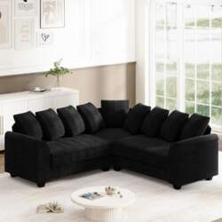 DRIXNO Cloud Sectional Sofas, Modular L-Shaped