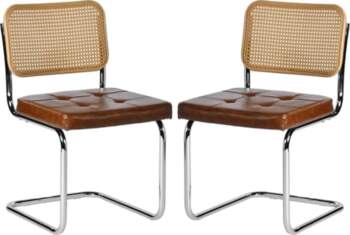 EGGREE 2 Pack Rattan Dining Chairs
