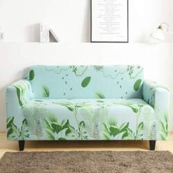 Elastic Sofa Cover Floral Pattern Polyester
