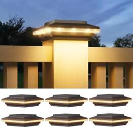 ELECLINK Solar Post Cap Light, 6