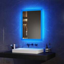 EMKE Bluetooth Bathroom Mirror with Shaver