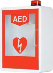 ERSDM AED defibrilatora glabāšanas skapis, pie