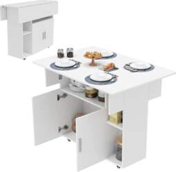 Folding Dining Table, Mobile Folding Table
