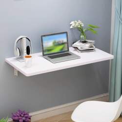 Folding Wall Workbench with Folding Shelf