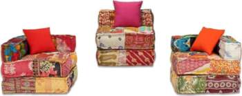 Gecheer 3-Seater Modular Pouf Versatile Sofa