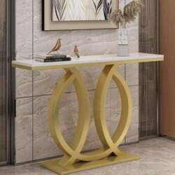 Generisch 120cm Metal Console Sofa Table