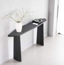 Generisch Rustic Wooden Console Table, Storage