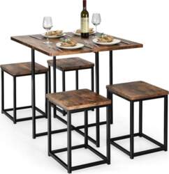 Giantex 5 Piece Dining Table Set