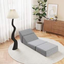 HAUSPROFI Foldable Sofa, Small Couch Sofa