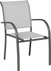 Hespéride Stackable Garden Chair Piazza, Pebble