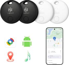 HH-Tech Android-Tracker-Tag (4 gab. iepakojums, melns