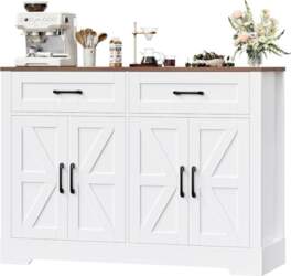 HOCSOK Sideboard Kitchen Buffet with Worktop