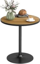 HOMCOM Dining Table, Round Kitchen Table