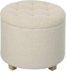 HOMCOM Stool with Storage Space, Small