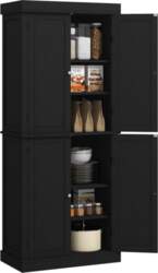 HOMCOM Tall Kitchen Sideboard, 184 cm