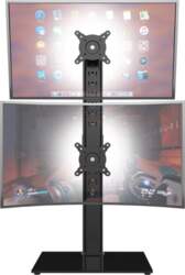 HT05B-002 Dual Monitor Vertical Stack Screen