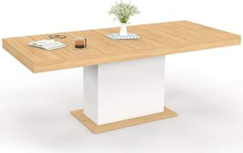 IDMarket - Extendable Dining Table Rectangle