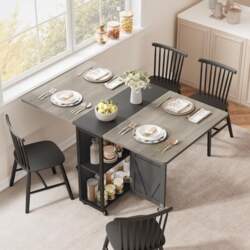 Jocoevol Folding Dining Table, Kitchen Table