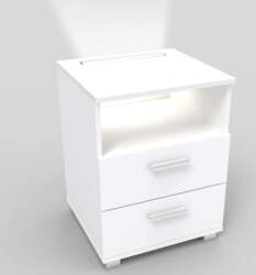 Kalb Mila Bedside Table with Integrated