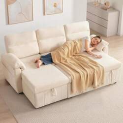 Kingfun 213 cm Corner Sofa with