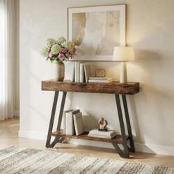 Lailang 41 Inch Console Table, Rectangular