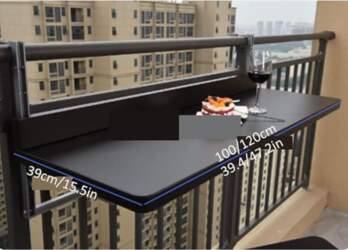 Large Wall Mounted Foldable Desk Floating