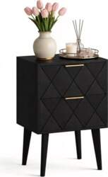 LET509B Bedside Table with Two Drawers