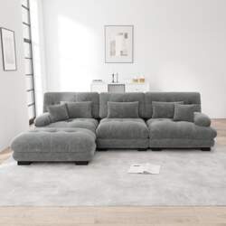 Luxury Modular Corner Sofa - Oversized