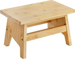 Lyellfe Bamboo Step Stool Neslīdošs Step