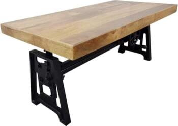Mango Coffee Table - Height-Adjustable Design