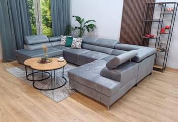 Milan Corner Sofa with Sleep Function