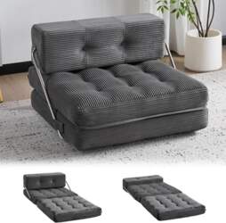 Mingone Foldable Sofa Bed with Headrest