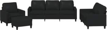 Model3201403 3-Piece Corner Sofa with Footstool