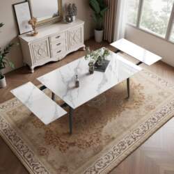 Modern Extending Dining Table 6 to